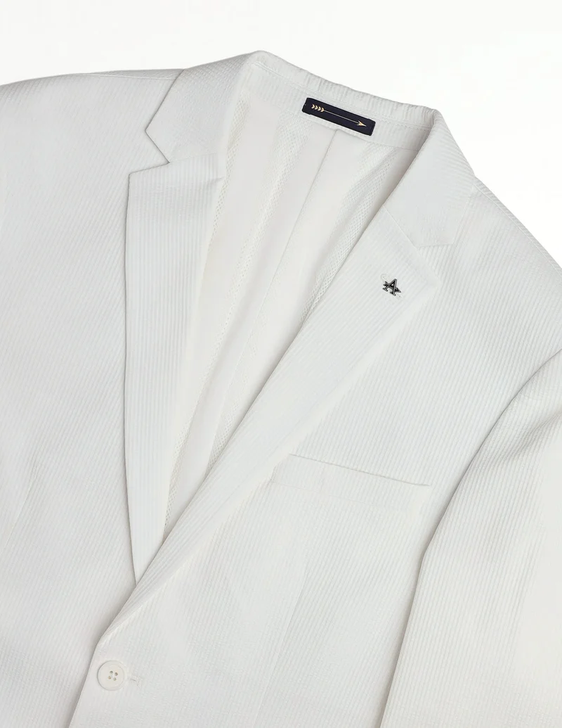 Arrow White Zero Calorie Slim Fit Velocity Blazer for Men | Best Price UAE