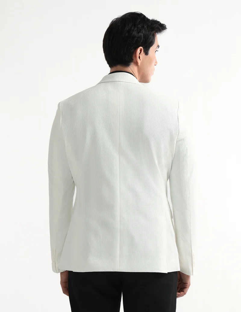 Arrow White Zero Calorie Slim Fit Velocity Blazer for Men | Best Price UAE