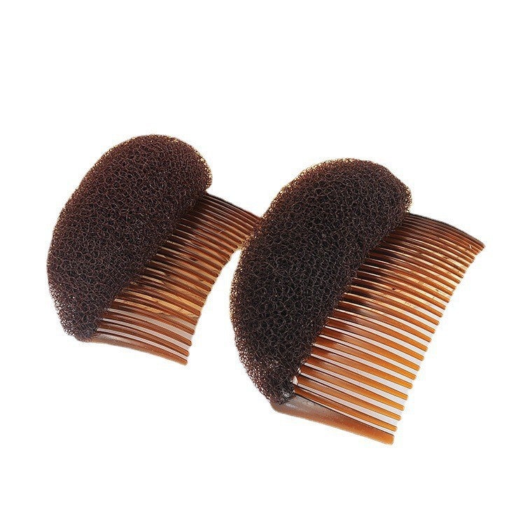 Generic Volume Hair Pad Clip-On Roots Booster Coffee small size pad hair dispenser 