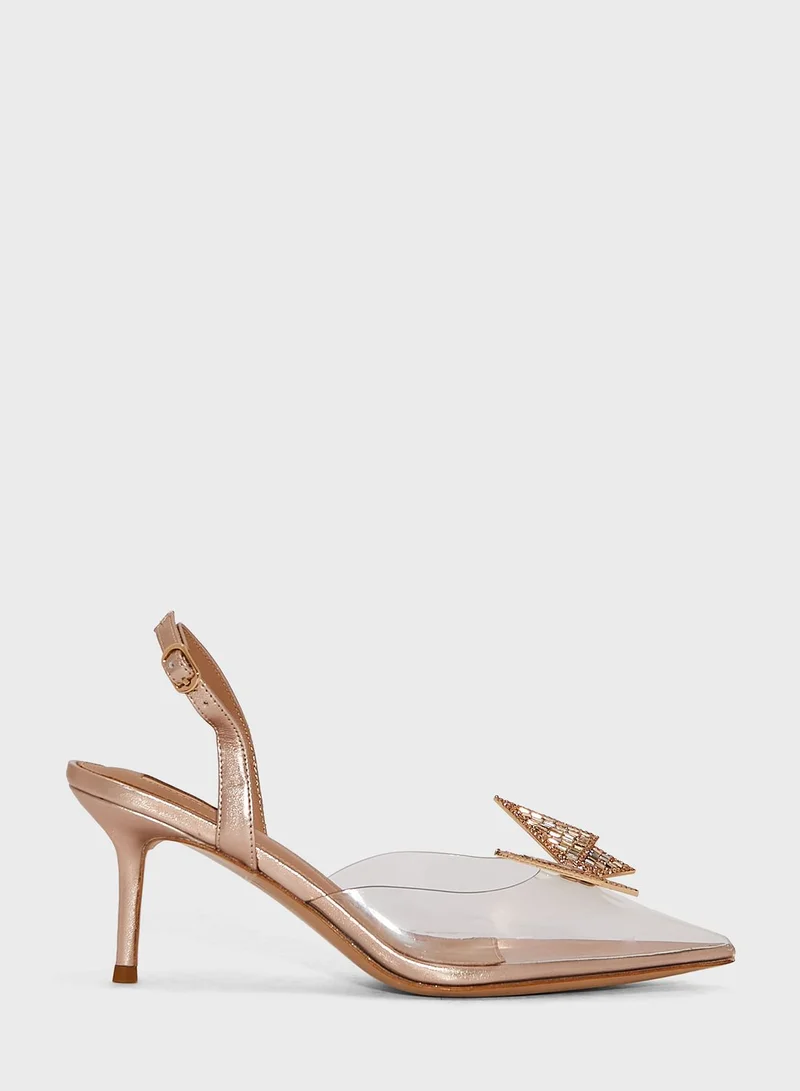 Nicoli Gwen Mid Heel Pumps