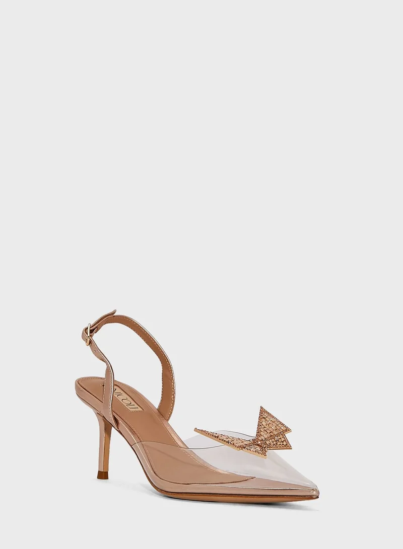 Nicoli Gwen Mid Heel Pumps