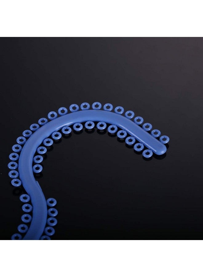 Angzhili Dental Orthodontic Separator Ties S Type S Type Dental Elastic Orthodontic Ligature Ring Ties 700 Rings10 Sticks (Blue) - Image 5