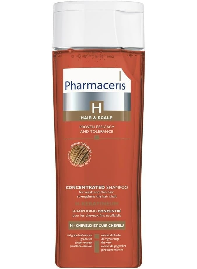 Pharmaceris Concentrated Shampoo for weak & thin hair strengthens the hair shaft. 250ml - Image 1