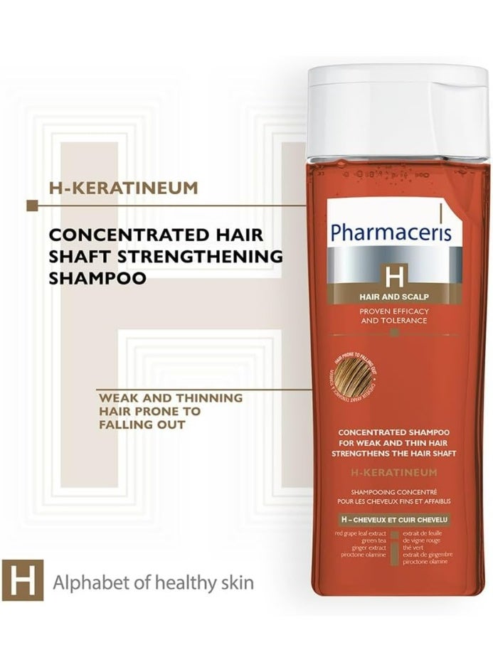 Pharmaceris Concentrated Shampoo for weak & thin hair strengthens the hair shaft. 250ml - Image 2