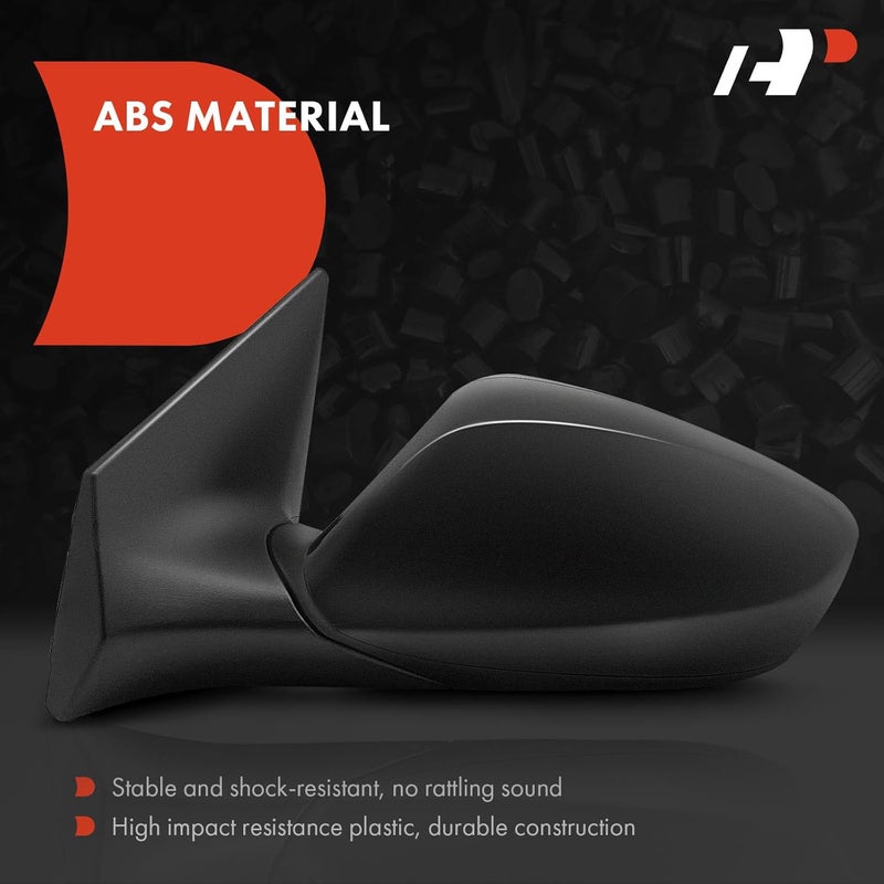 A-Premium Driver Side Power Door Mirror for Hyundai Elantra 2014-2016 - Heated Manual Folding Black - Image 3