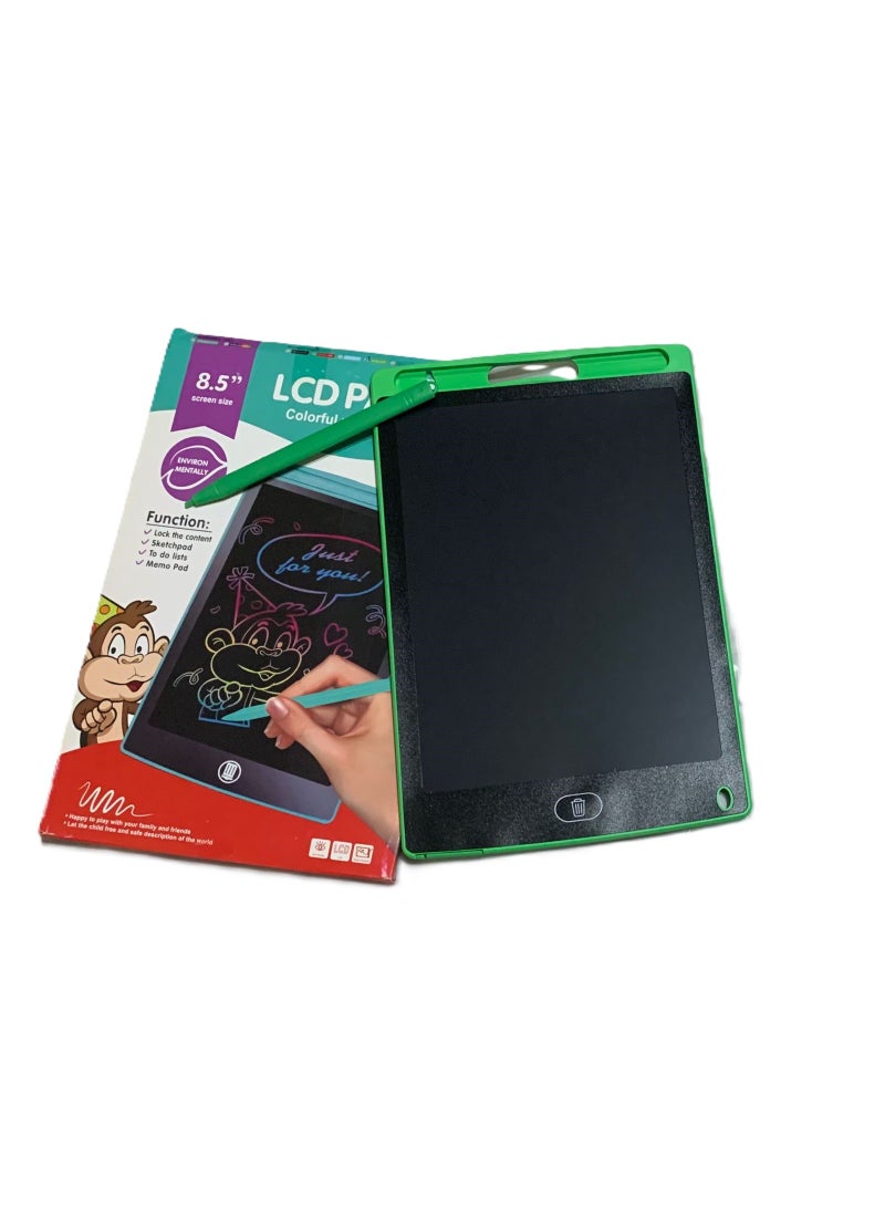 وصف تسويقي للوح الكتابة الإلكتروني (LCD Writing Tablet) – اللون اخضر - Image 1