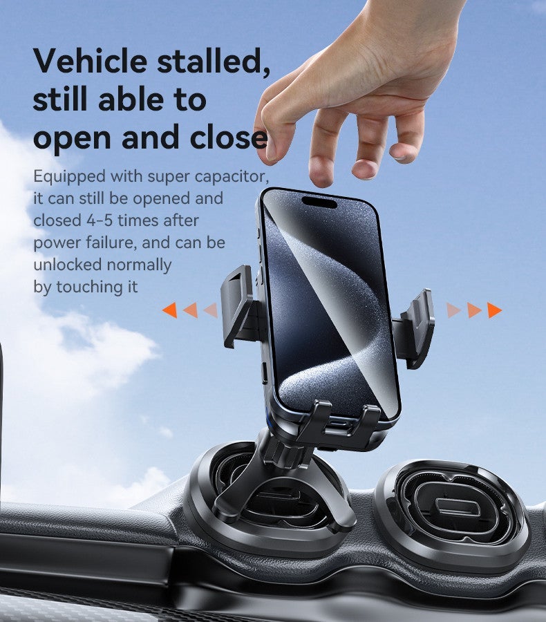 Yesido C312 Auto Align Wireless Phone Holder Fast 15W Charging & Air Vent Mount - Image 5
