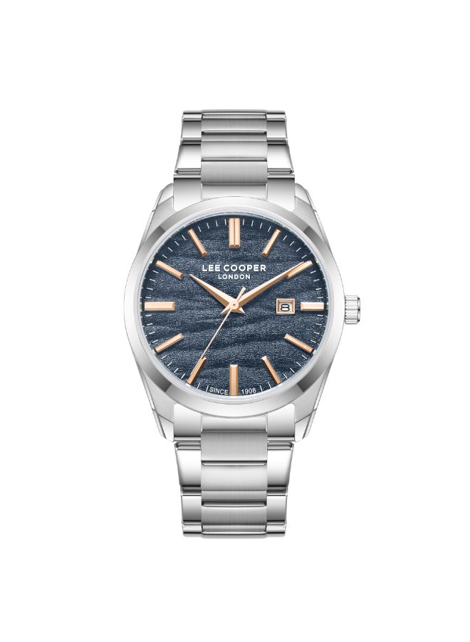 لي كوبر ساعة يد رجالية معدنية بعقارب . -  مم - Image 1