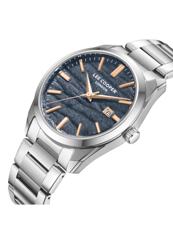 لي كوبر ساعة يد رجالية معدنية بعقارب . -  مم - Image 5