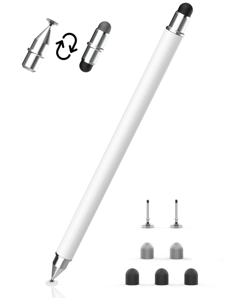 MEKO Stylus Pens for Touch Screens, 3 in 1 Magnetic Replacement Tip Tablet Touch Screen Pen, Universal High Sensitivity Stylus for iPad/Pro/Air/Mini/iPhone/Samsung/Google/Motorola