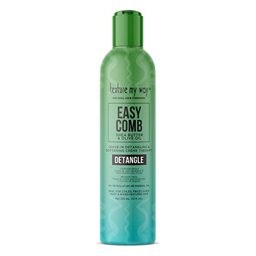 Texture My Way علاجات الشعر الطبيعية من تيكستشر ماي واي، بخاخ لفك تشابك الشعر وترطيب الشعر، مثالي للشعر المجعد، المتجعد، والمجعد، 12 أونصة - Image 1