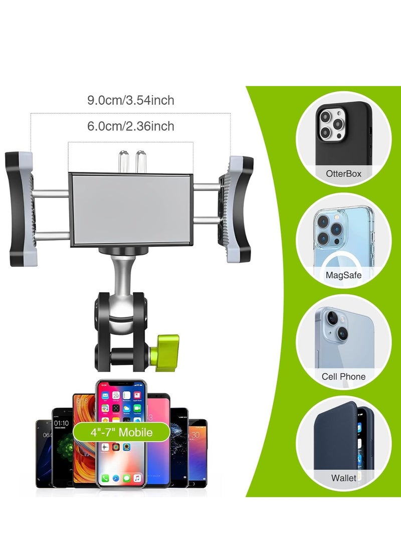 Suction Cup Car Phone Holder Mount – 360° Rotating, Universal Ball Head Arm, Multifunctional Adjustable for Car Window  Windshield, Compatible with iPhone  Samsung - Image 4
