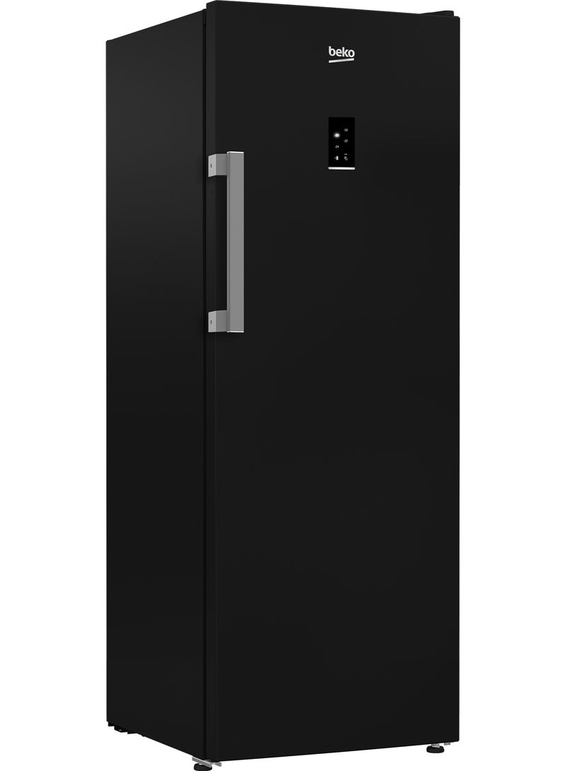 Beko Upright Freezer - No Frost - 220 L Net - 6 Drawers - Digital - Black - B3RFNE274B 220 L 1 W B3RFNE274B black - Image 2