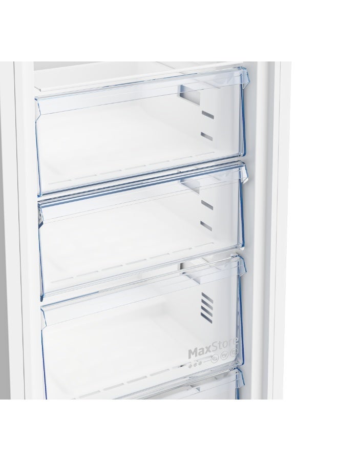 Beko Upright Freezer - No Frost - 220 L Net - 6 Drawers - Digital - Black - B3RFNE274B 220 L 1 W B3RFNE274B black - Image 3