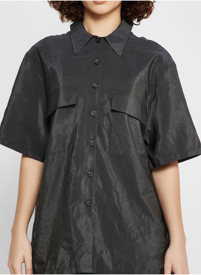 TOPSHOP Pocket Detail Shirt  - Image 3