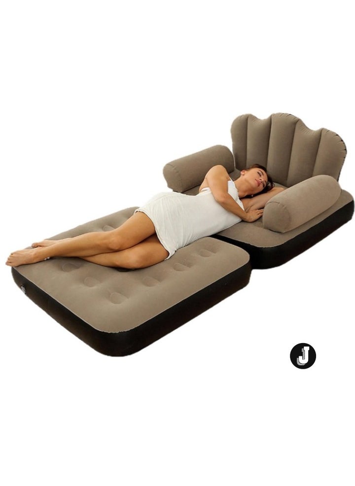 JAJEEK - "New Inflatable Air Chair – 2-in-1 Sofa with L-Shaped Armrest & 5-in-1 Multifunctional Design for Ultimate Comfort" - Image 1