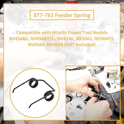 Thaekuns 10 pack 877-761 Feeder Springs for Hitachi Coil Roofing Nailer NV45AB2, NV45AB, NV50A1 - Image 5