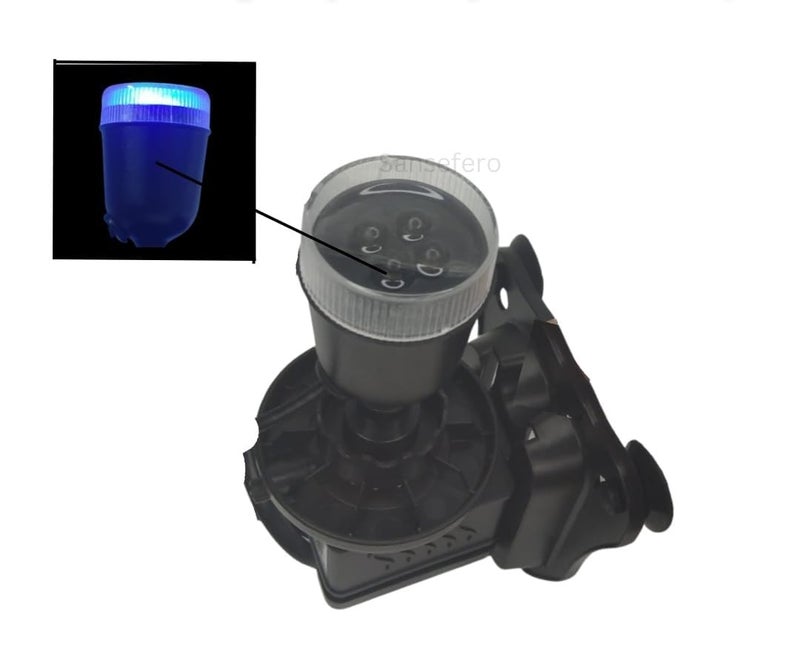 Meridian RS Electrical RS-600LA Submersible Air Pump for Tubs – Black, AC Powered, Quiet with LED Light - Image 4