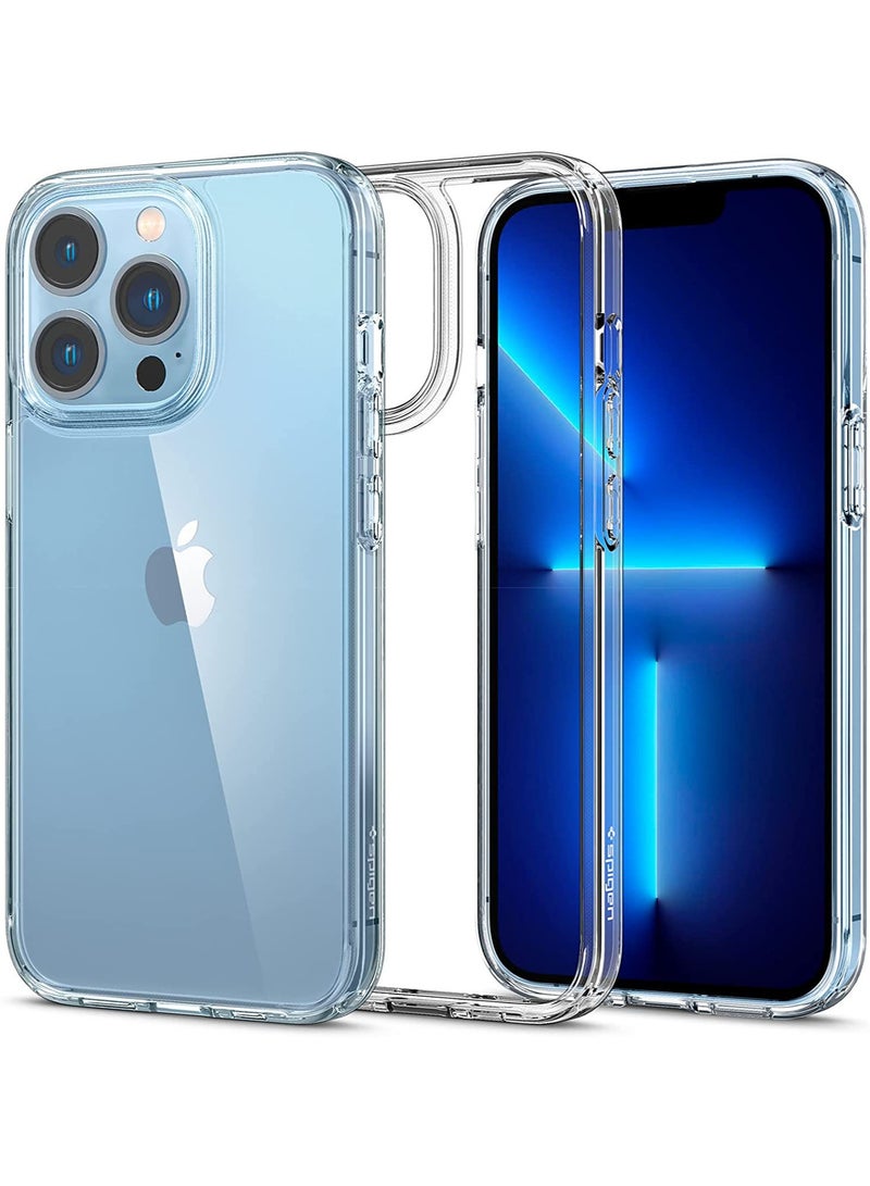 Spigen Ultra Hybrid Case Cover For Apple iPhone 13 Pro Max - Crystal Clear - Image 1