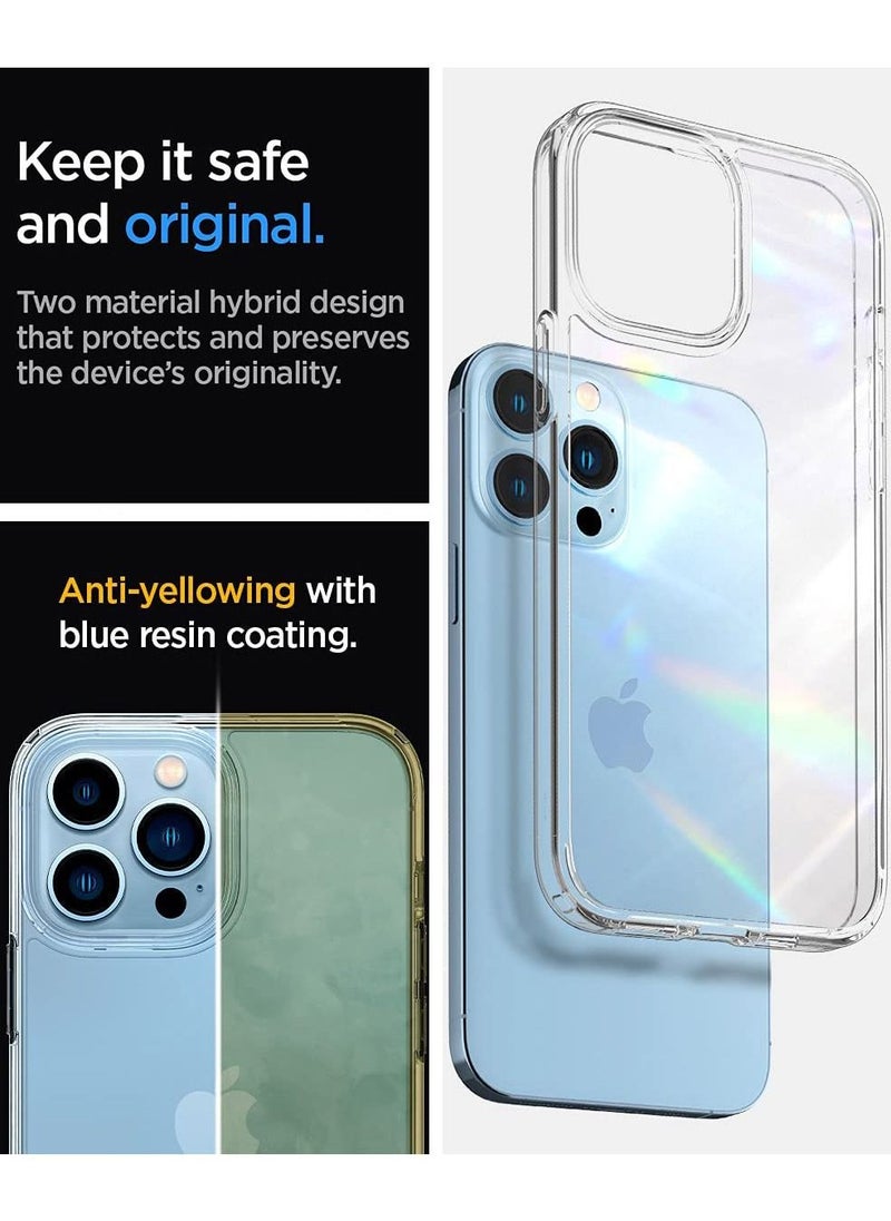 Spigen - Ultra Hybrid Case Cover For Apple iPhone 13 Pro Max - Crystal Clear - Image 1