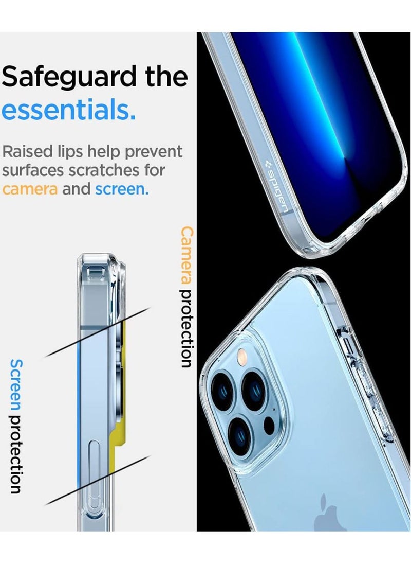 Spigen - Ultra Hybrid Case Cover For Apple iPhone 13 Pro Max - Crystal Clear - Image 1