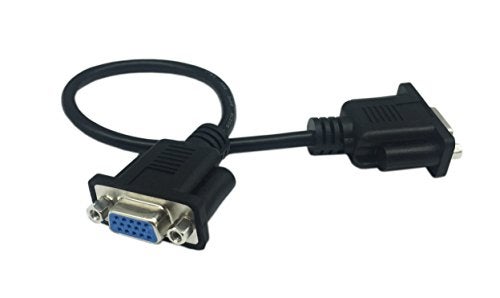 CERRXIAN 1ft VGA SVGA 15 Pin HD15 Female to Female Gender Changer Adapter Extension Video Monitor Cable for PC Laptop TV Porjector（ff） - Image 3