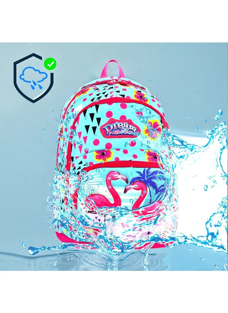 Masho Trend Dream Flamingo School Bag + Thermal Nutrition + Pencil Case Stork Bag Primary School Bag Backpack