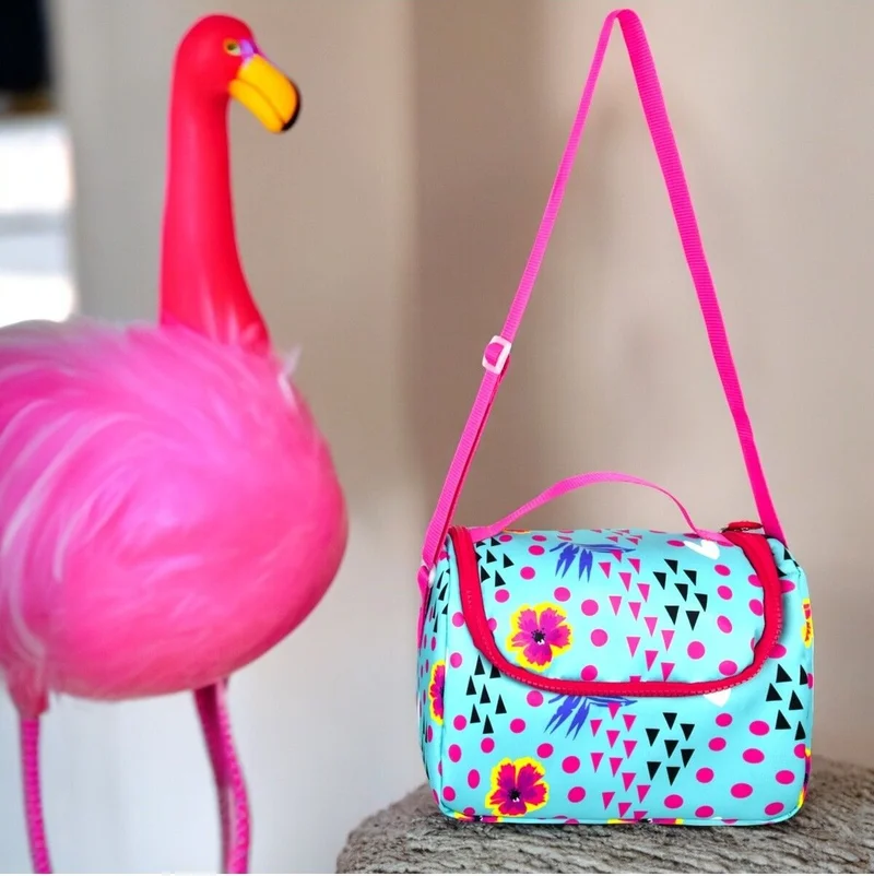 Masho Trend Dream Flamingo School Bag + Thermal Nutrition + Pencil Case Stork Bag Primary School Bag Backpack