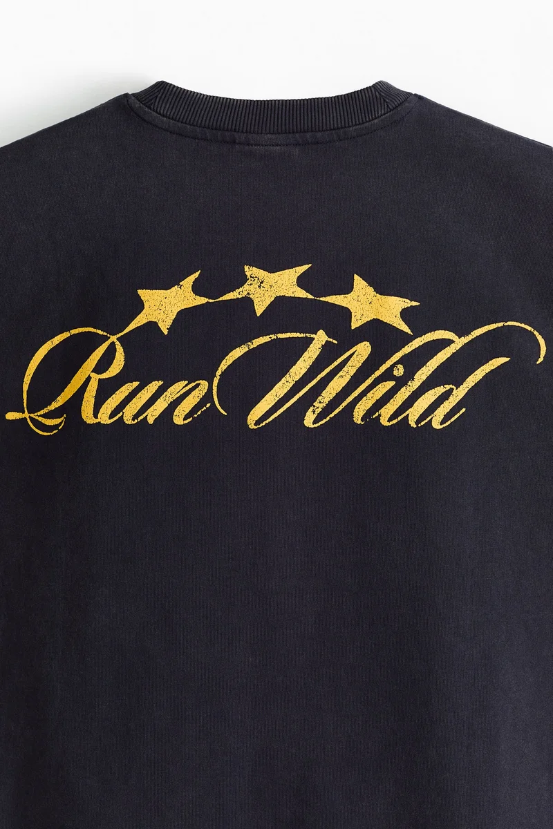 H&M Oversized Fit Boxy-style t-shirt