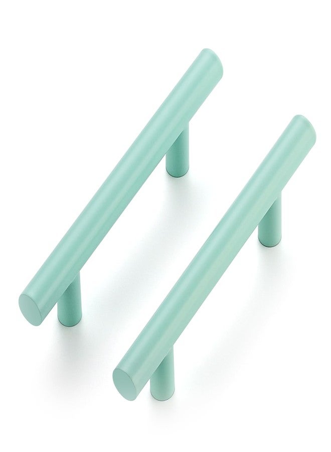 Ravinte 30 Pack | 5 Inch Cabinet Pulls Green Stainless Steel Kitchen Drawer Pulls Cabinet Handles 5 InchLength, 3 Inch Hole Center - Image 1