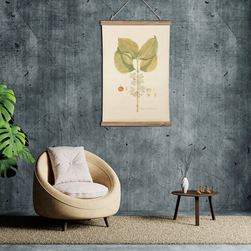 2pcs Green Leaf Wall Art Painting Green Plant Wall Painting Hanging Picture - Image 5