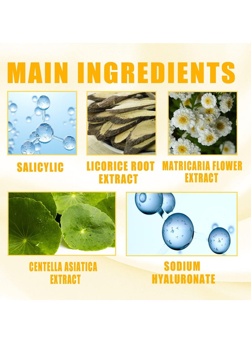 Zikra Peeling Oil, Yellow Exfoliating Face Oil, Strong Clean, Brightening Moisturizing, Exfoliating Peeling Solution for Dark Skin, Body All Skin Type - Image 5