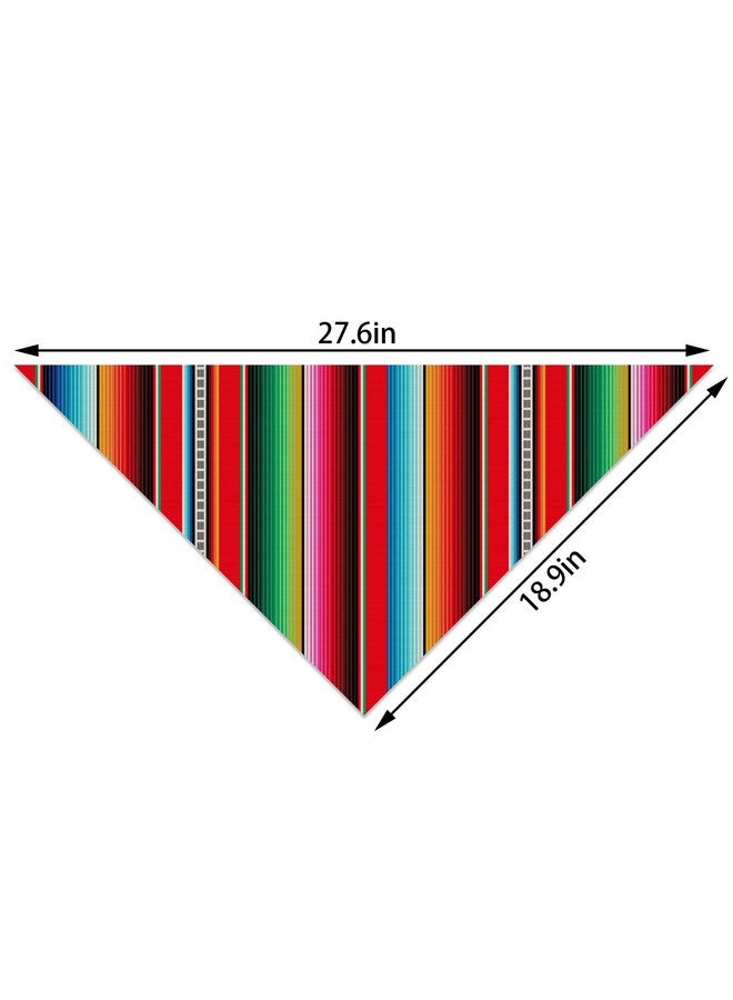 Pudodo Cinco de Mayo Dog Bandana Mexican Fiesta Triangle Dog Scarf Adjustable Accessories for Small Medium Dogs Cats Pets - Image 2