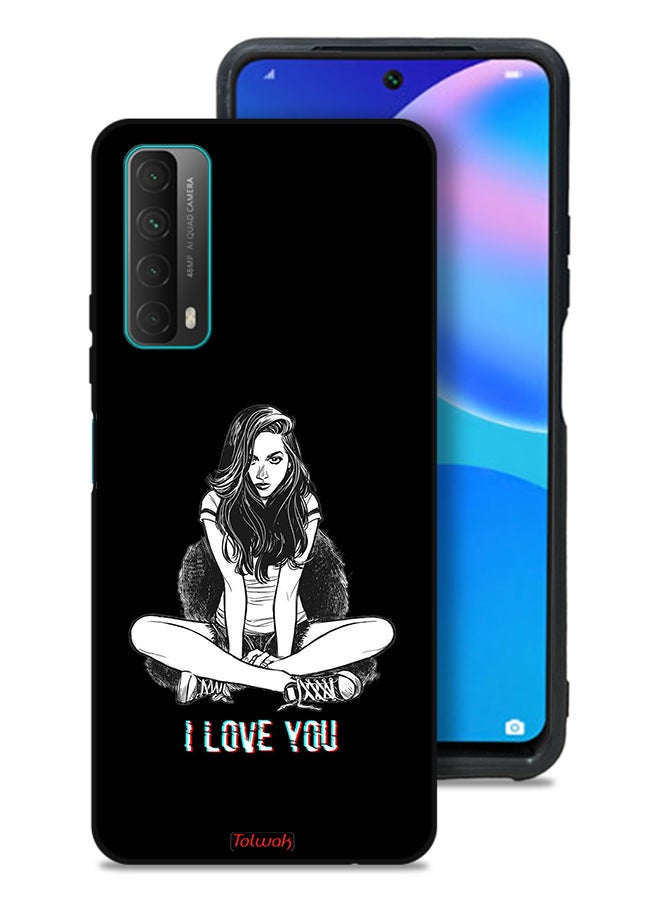 Tolwak Huawei P smart (2021) Protective Case Cover I Love You Art - Image 1