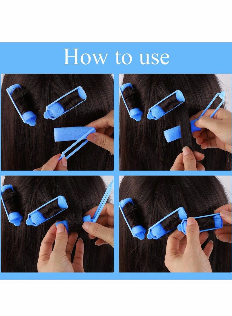 KASTWAVE 36 Pieces Foam Sponge Hair Rollers 20 mm Mini Styling Curlers Flexible with Storage Bag Soft Sleeping for Adults and Kids - Image 4