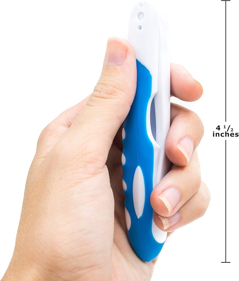 Lingito Travel Toothbrush, On The Go Folding Feature, Medium Bristle Brushes (3 Pack Medium-Multicolor) - Image 4