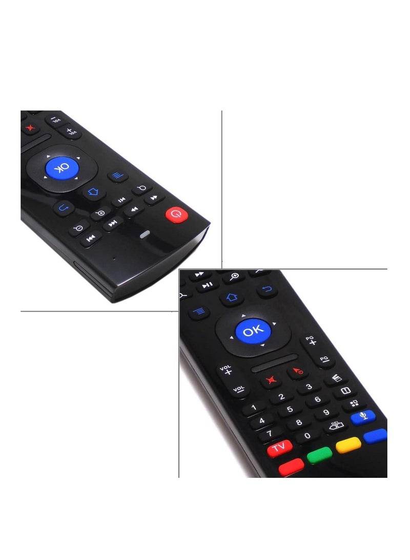 New Replacement Remote Control, Remote Control Fit, Universal Remote Control Compatible with MX3-M Air Mouse Wireless 2.4G Remote Control Keyboard with Microphone for Android TV Box/Mini PC - Image 4