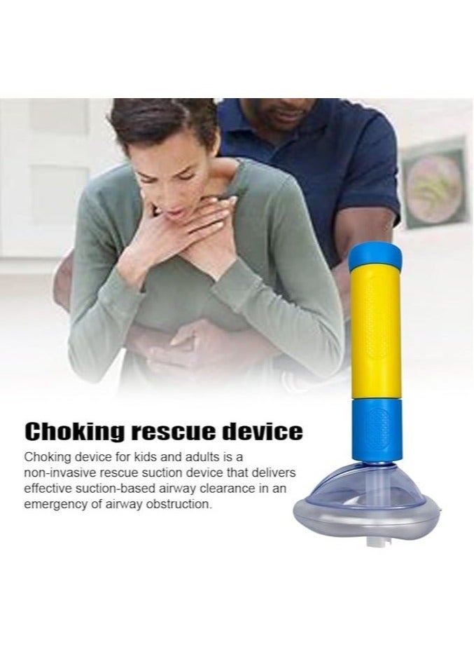 Generic Respiratory trainer, suffocation emergency rescue mask, artificial cardiopulmonary device, rescue device with 2 masks, anti-suffocation device, portable emergency suffocation device, household kit, first aid device - Image 2