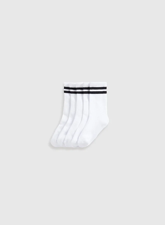 mothercare Trainer Socks - 5 Pack