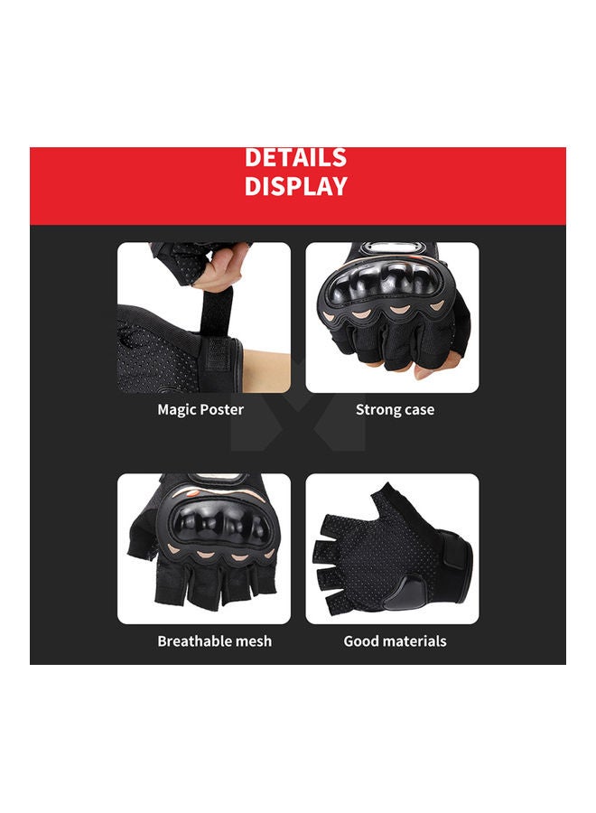 NIBEMINENT Half-finger Motorcycle Gloves - Image 4