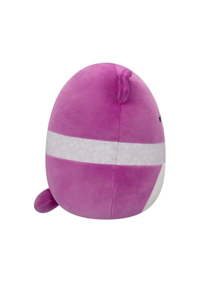 Squishmallows 7.5 inch Crisanta Purple Bear W/Scarf , Officially Licensed Kellytoy Plush Toy, Colorful Soft Toy, Gift for Kids, Girls & Boys Washable Squishy Stuff Toy Multicolor All Age  - Image 3