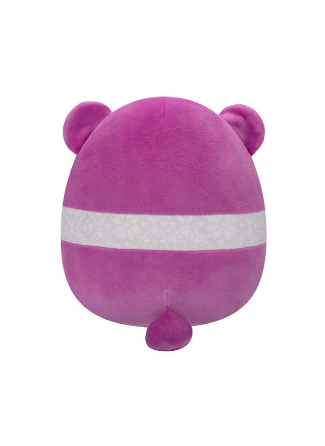 Squishmallows 7.5 inch Crisanta Purple Bear W/Scarf , Officially Licensed Kellytoy Plush Toy, Colorful Soft Toy, Gift for Kids, Girls & Boys Washable Squishy Stuff Toy Multicolor All Age  - Image 4