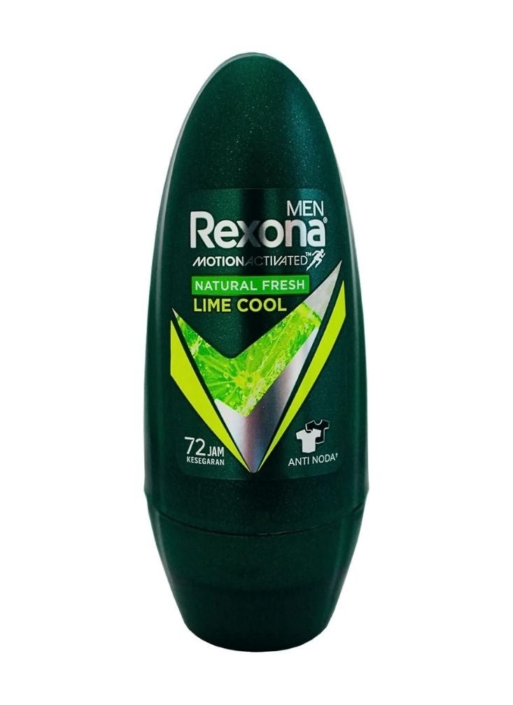 Rexona Natural Fresh Lime Cool Roll On Deodorant 50ml - Image 1