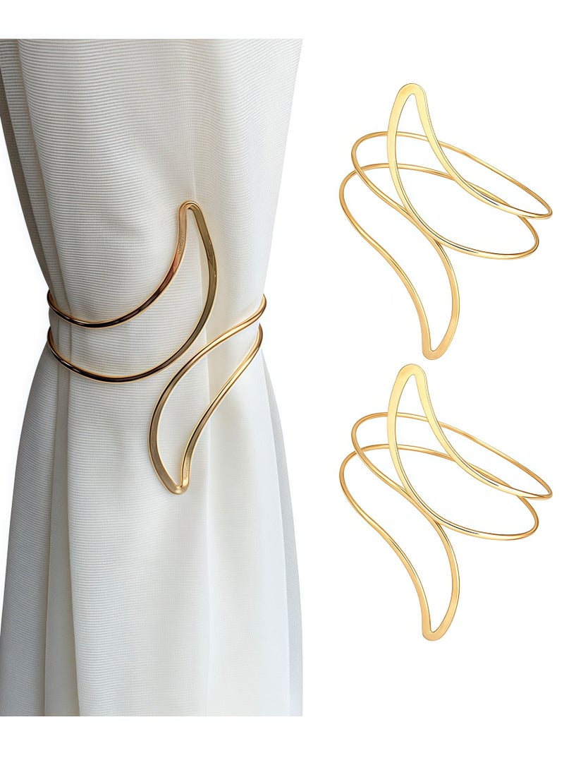 A pair of moon curtain tie straps, curtain buckles, decorative rope holders, suitable for curtains, home, bedroom, office decorative curtains  - Image 1
