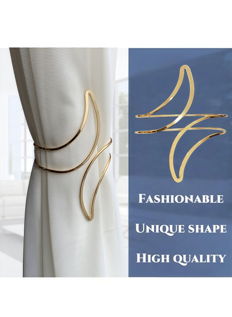 A pair of moon curtain tie straps, curtain buckles, decorative rope holders, suitable for curtains, home, bedroom, office decorative curtains  - Image 3