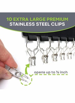 KASTWAVE Cap Storage Rack, 10 Baseball Cap Rack Walls, Hat Rack, Cupboard Storage Box Suitable for Hangers, Replace Your Hanger With a Cap Storage Rack (2 Pieces)  - Image 2