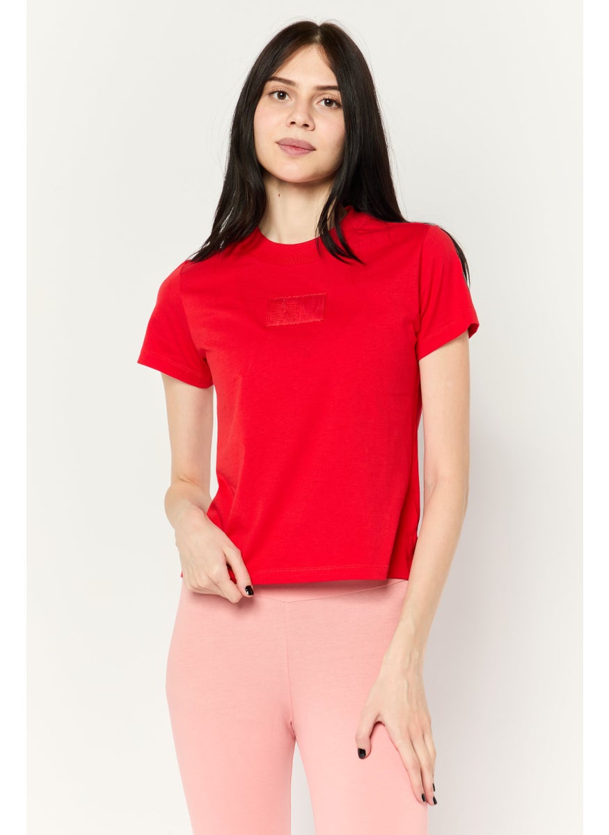 Puma x Ferrari - Women Sportswear Fit Short Sleeve Outdoor Top, Red - Image 1