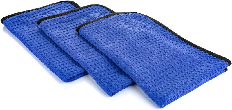The Rag Company Microfiber Drying Towels - 3-Pack - Image 1