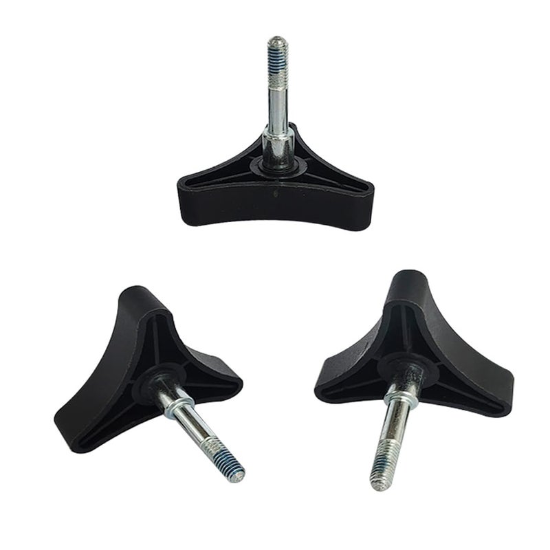 Toeloioh Knob Replacement Part Universal for Rolling Walker Rollator  Foldable Rollator  Hand propelled Walker  Aluminum 3 Point Knob  General Parts of Rollator Accessories - Image 4