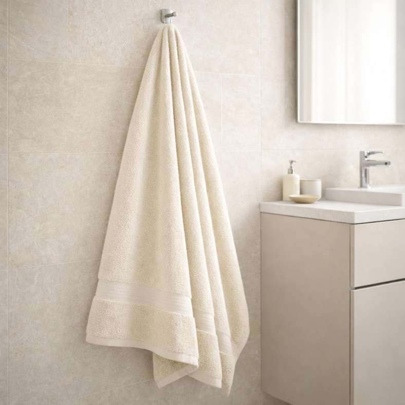 Pan Home منشفة استحمام تركية فاخرة 90x150 سم للبالغين - Image 1